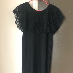 Black dress, S/M, Old Navy, knee length, worn twice, still in perfect condition